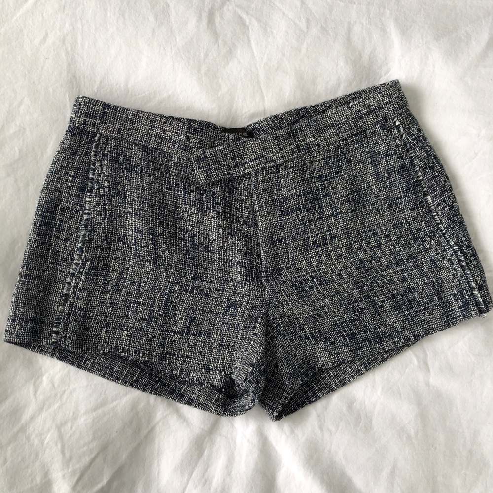 Navy & White Shorts